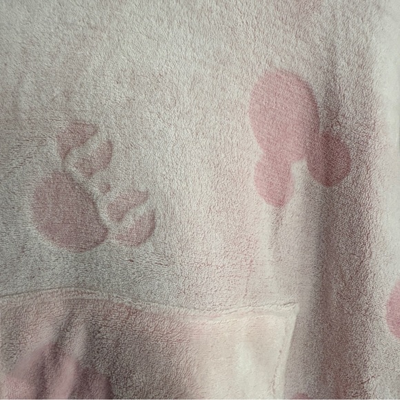 NWT- Disney Minnie & Mickey faux fur hooded pullover lounge/robe, pink- size xxl - Picture 6 of 9